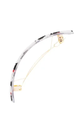 Rectangle Volume Barrette - Scottie Dog