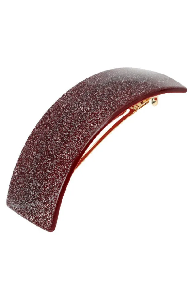 Rectangle Volume Barrette - Shimmer