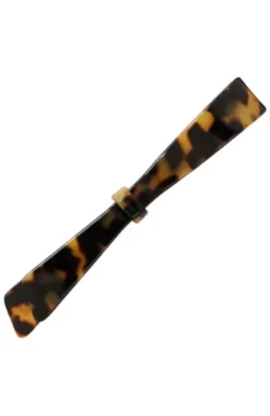 Ribbon Bow Long & Skinny Barrette - Classic