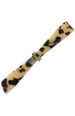 Ribbon Bow Long & Skinny Barrette - Classic
