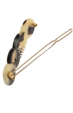 Scalloped Tige Boule Barrette - Classic