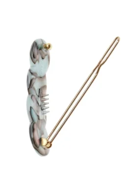 Scalloped Tige Boule Barrette - Classic