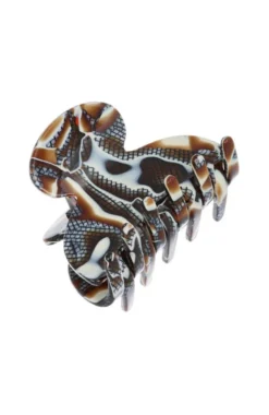 Small Couture Claw Clip - Fudge