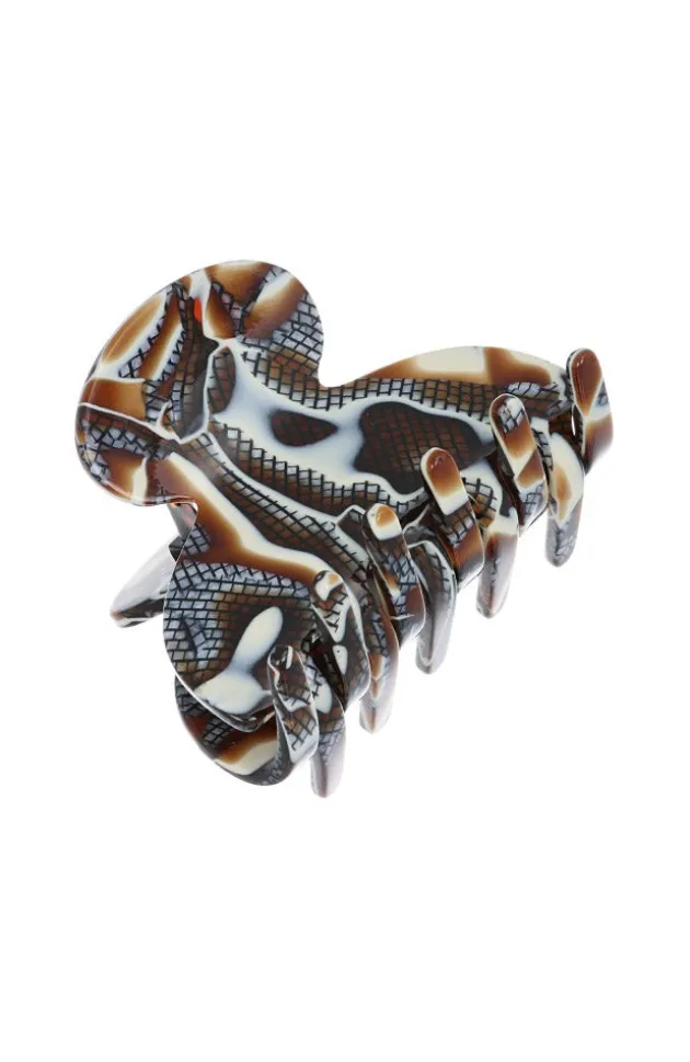 Small Couture Claw Clip - Fudge
