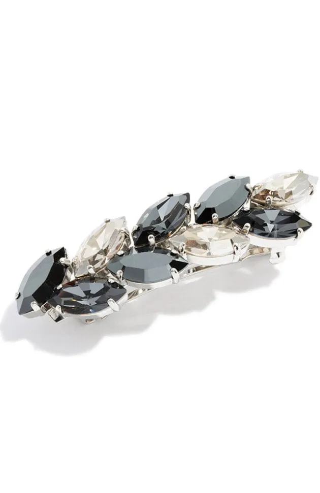 Small Ivy Crystal Barrette