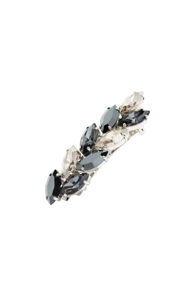 Small Ivy Crystal Barrette
