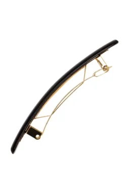 Small Luxury Rectangle Barrette - Classic