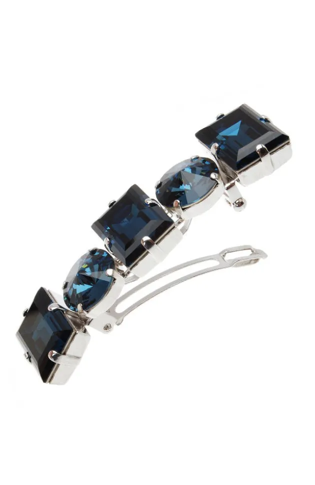 Small Sienna Crystal Barrette