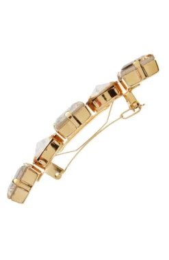 Small Sienna Crystal Barrette