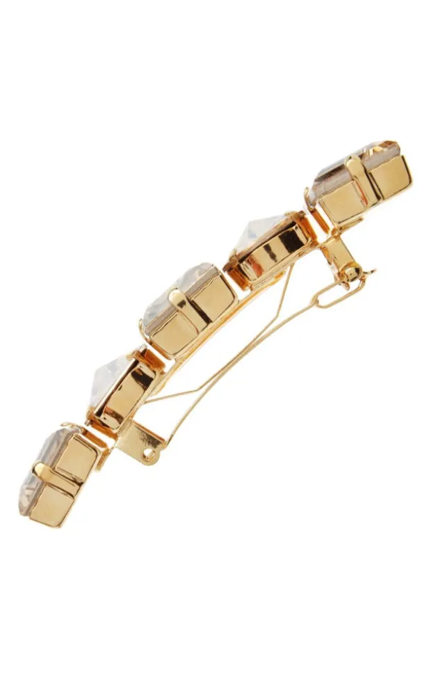 Small Sienna Crystal Barrette