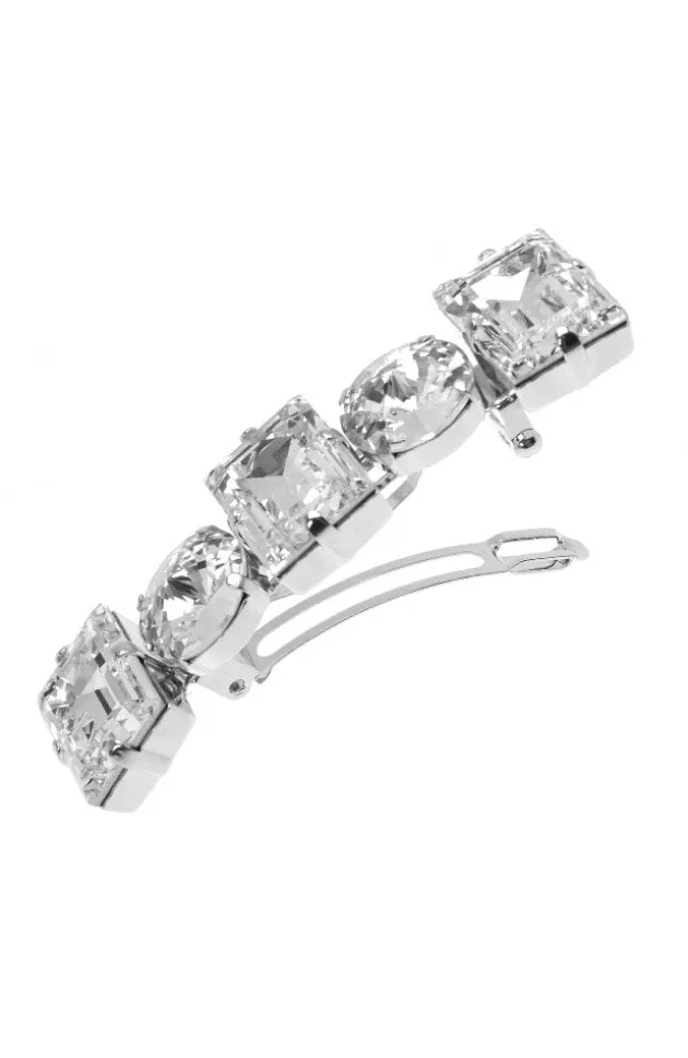 Small Sienna Crystal Barrette