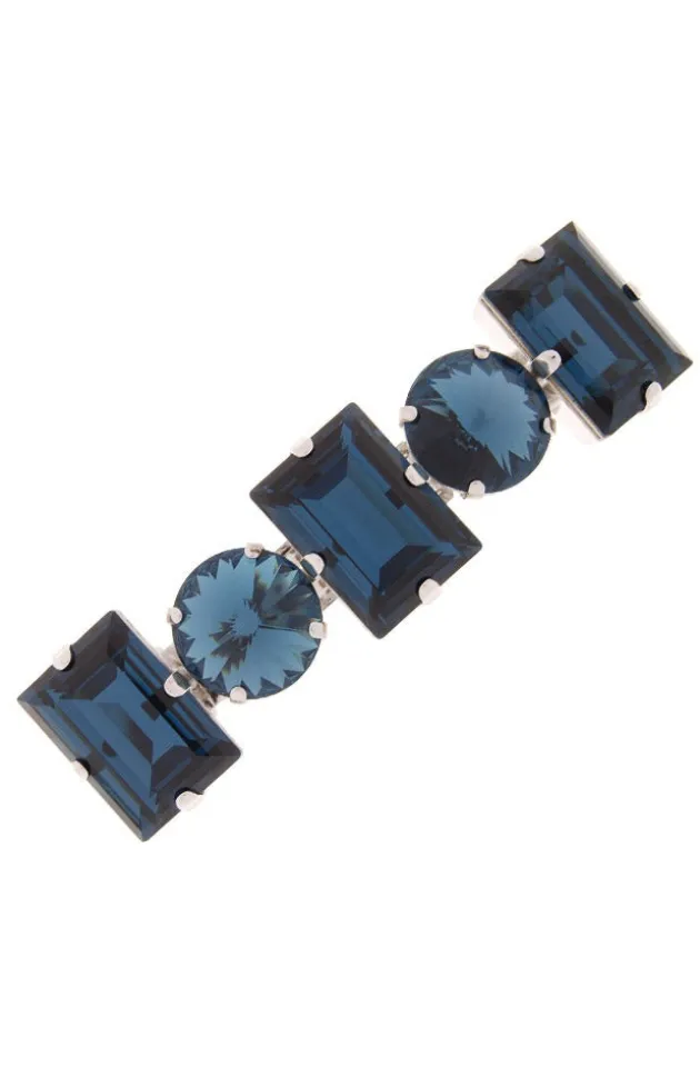 Small Sienna Crystal Barrette