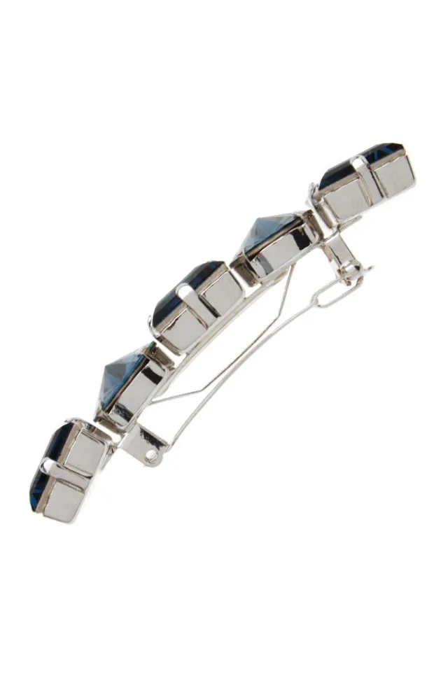Small Sienna Crystal Barrette