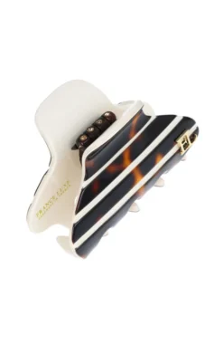Stripe Claw Clip