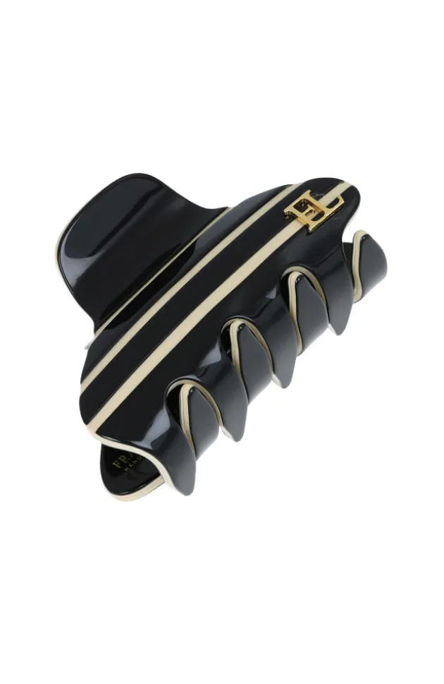 Stripe Claw Clip