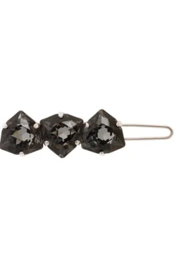 Triple Crystal Tige Boule Barrette