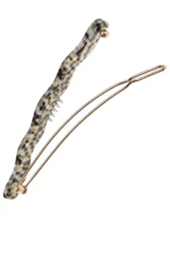 Wavy Tige Boule Barrette - Classic