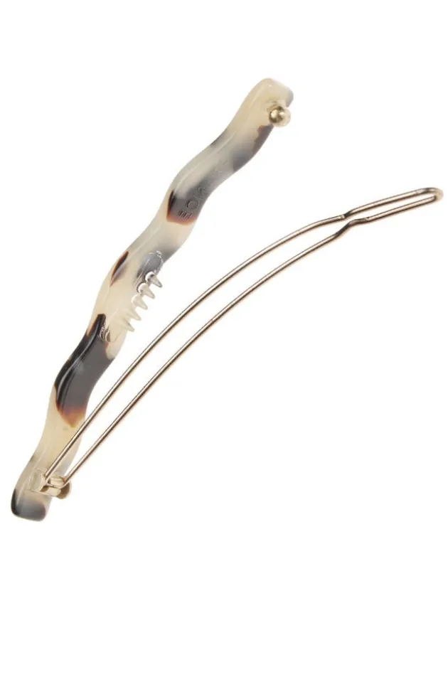 Wavy Tige Boule Barrette - Classic